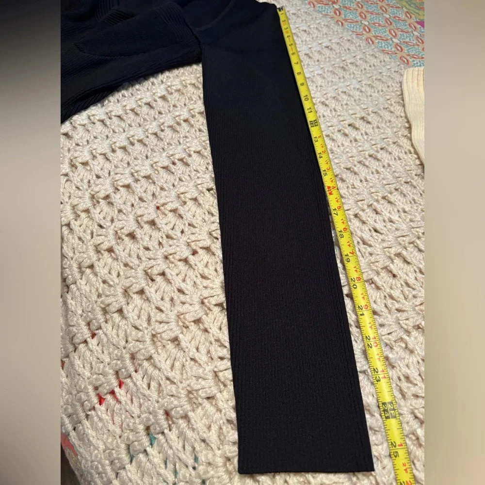 STAUD Classic Black Long Sleeve Dress Large - Picture 10 of 10
